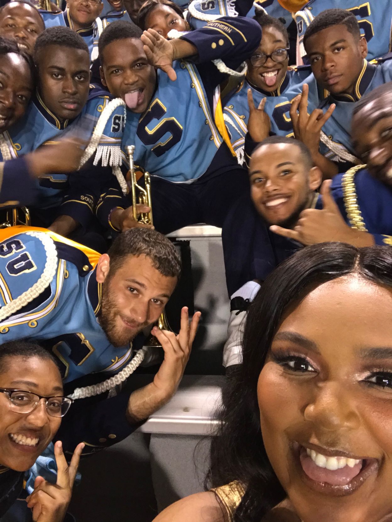 Lizzo with Southern University Human Jukebox 2